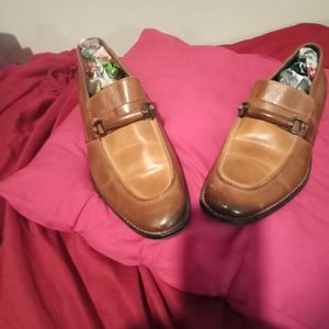 Beautiful Distressed Stacey Adams Loafers